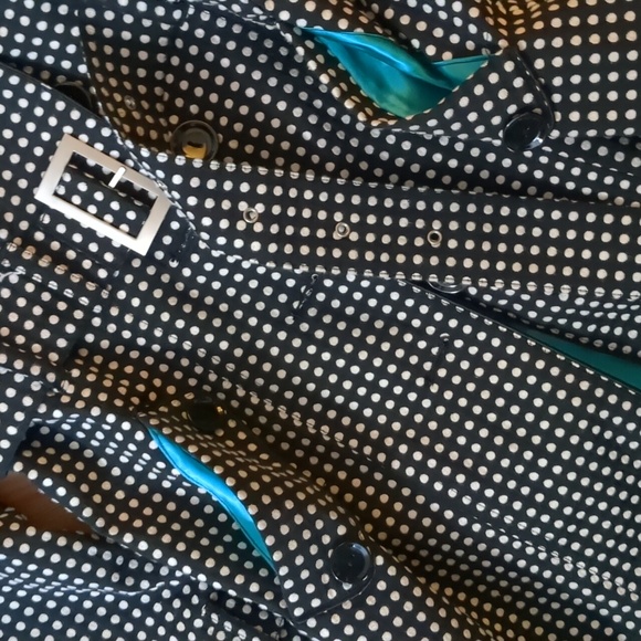 Polka Dot Trench Coat - Picture 4 of 11